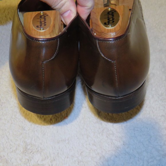 Mauri Brown Alligator Broguing Spectator Loafer Flats 9.5 M main image 10